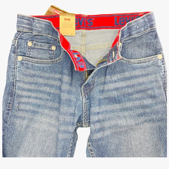 NWT Levis 511 Slim Flex Stretch Jeans Blue Adjustable Waistband Size 16 Youth - Picture 6 of 13